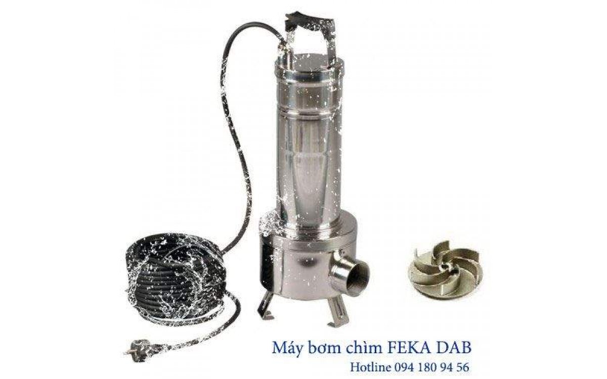 Bơm ch&igrave;m FEKA VS - d&ograve;ng bơm chuy&ecirc;n dụng cho nước thải
