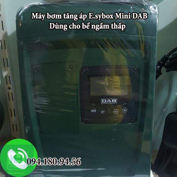 Tiện ích dùng máy bơm tăng áp biến tần Esybox DAB cho bể ngầm thấp